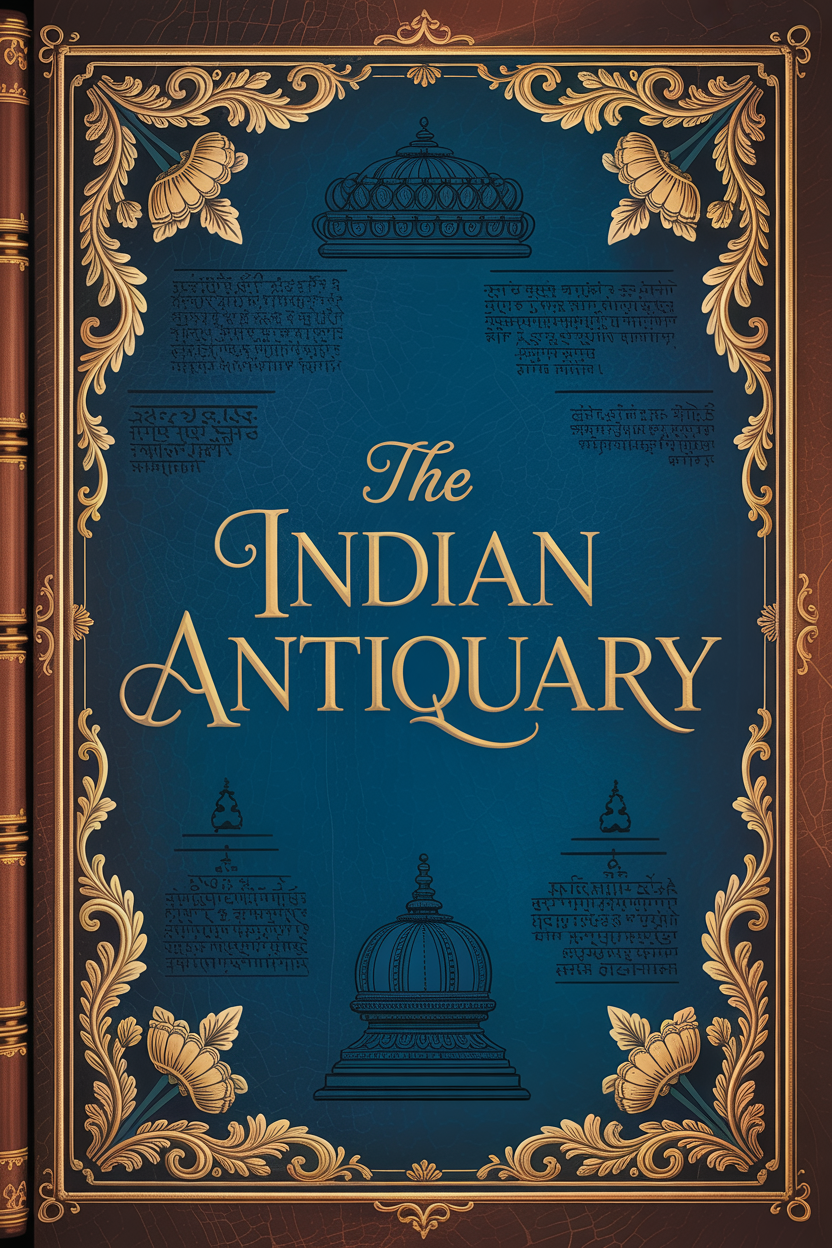 The Indian Antiquary: Where Empires Speak Through Stone and Scholarship DRL7012322