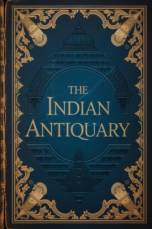 The Indian Antiquary: Where Empires Speak Through Stone and Scholarship DRL7012322